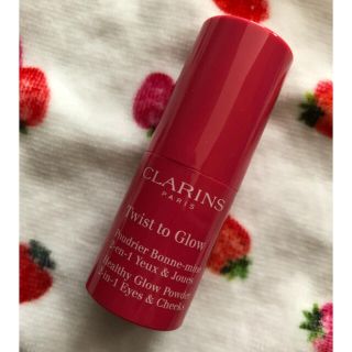 クラランス(CLARINS)のクラランス ツイスト＆グロー パウダースティック 01(チーク)