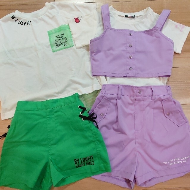 NARUMIYA INTERNATIONAL(ナルミヤ インターナショナル)のバイラビット 120  セット キッズ/ベビー/マタニティのキッズ服女の子用(90cm~)(Tシャツ/カットソー)の商品写真