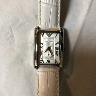 アルマーニ(Armani)のEMPORIO ARMANI レザーベルト クォーツ 腕時計 AR-1658(腕時計)