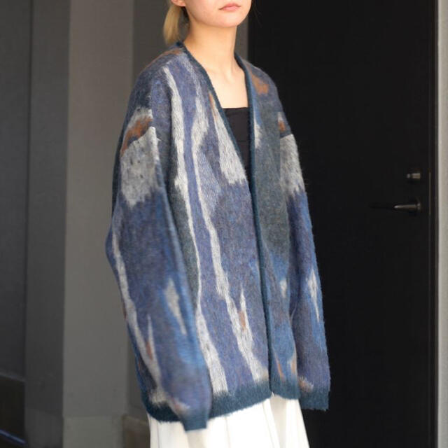 YOKE 21AW Rothko Jacquard Cardigan