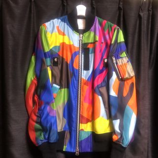 サカイ(sacai)のsacai × KAWS MA-1 Blouson サイズ1 カラーMULTI(ブルゾン)