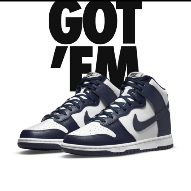 NIKE DUNK HIGH CHAMPIONSHIP NAVY 28.5cmメンズ