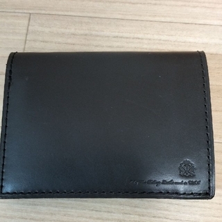 HORWEEN LEATHER 二折財布　ブラック(折り財布)