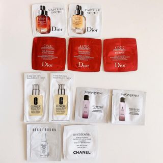 クリスチャンディオール(Christian Dior)のDior CLINIQUE YSL CHANEL等 スキンケア サンプル(サンプル/トライアルキット)