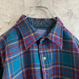 PENDLETON - 70s ペンドルトン USA製 ウールチェックシャツ キル
