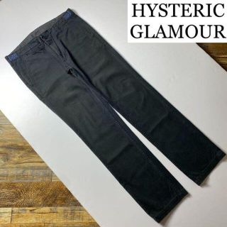 ヒステリックグラマー(HYSTERIC GLAMOUR)のヒステリックグラマーワークパンツブラックカラーパンツストレート古着黒mスラックス(ワークパンツ/カーゴパンツ)