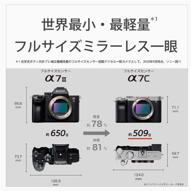 新品未開封 ソニー フルサイズミラーレス一眼 α7C ILCE-7C-sobujghor.com