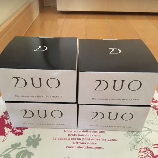 🌸DUO クレンジングバームブラックリペア90g ×４個(クレンジング/メイク落とし)