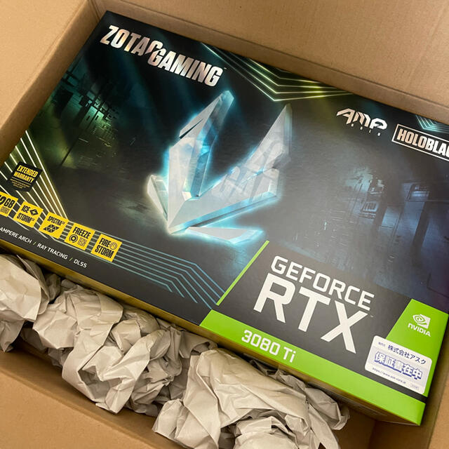 豪華ラッピング無料 GeForce 【新品未開封】ZOTAC RTX Holo AMP 3080Ti PCパーツ 豪華ラッピング無料 GeForce 【新品未開封】ZOTAC RTX Holo AMP 3080Ti PCパーツ