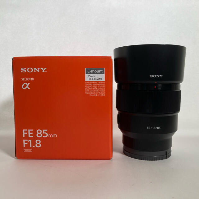 SONY(ソニー)のSONY 純正 85mm F1.8 Eマウント単焦点レンズ スマホ/家電/カメラのカメラ(レンズ(単焦点))の商品写真