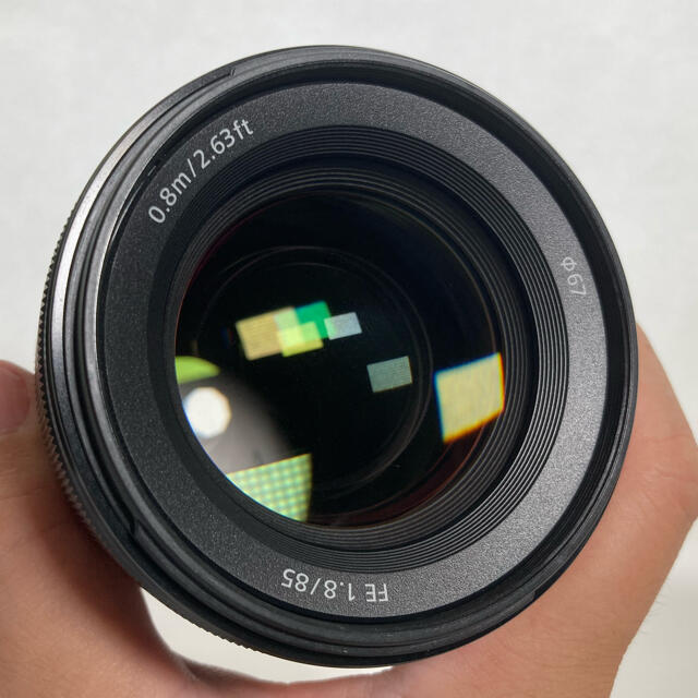 SONY(ソニー)のSONY 純正 85mm F1.8 Eマウント単焦点レンズ スマホ/家電/カメラのカメラ(レンズ(単焦点))の商品写真