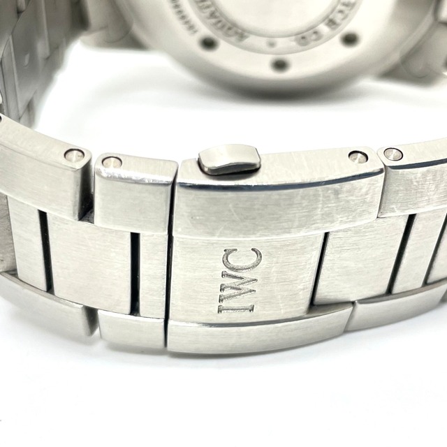 アイダブリューシー シャフハウゼン IWC SCHAFFHAUSEN アクアタイマー IW356805 デイト 自動巻き 腕時計 SS シルバー メンズの時計(腕時計(アナログ))の商品写真