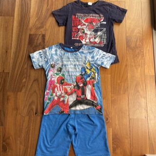 ルパンレンジャーVSパトレンジャー半袖パジャマ&半袖Tシャツセット 120㎝(Tシャツ/カットソー)