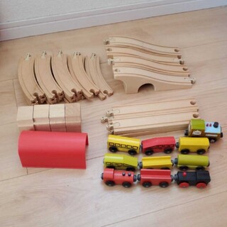 イケア(IKEA)のIKEA　木製レールセット(電車のおもちゃ/車)