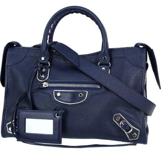 バレンシアガ(Balenciaga)のBALENCIAGA バッグ レディース ネイビー 新品 2WAY h-c405(ショルダーバッグ)