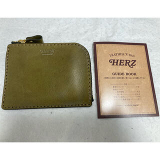 HERZ - HERZ L字ファスナーミニ財布 グリーンの通販 by mmd1129's shop