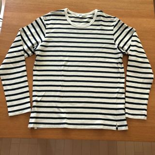 ユニクロ(UNIQLO)のボーダーカットソー 長袖 ロンT SALE!(Tシャツ/カットソー(七分/長袖))