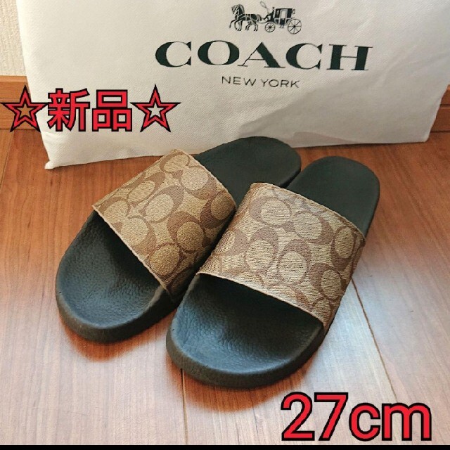 ★新品★ COACH  シグネチャー スポーツ サンダル 27cm