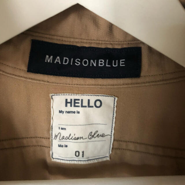 MADISONBLUE ハンプトンシャツ パールボタン 01 ベージュ