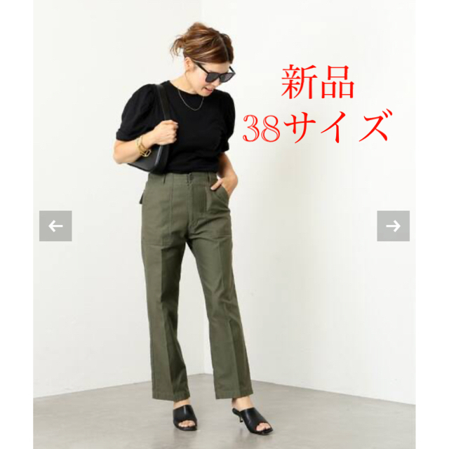 なし光沢感Deuxieme Classe Baker military パンツ