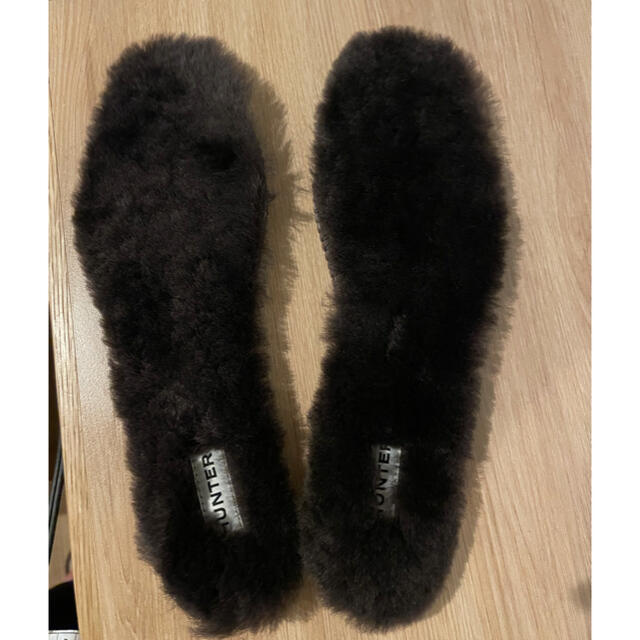 UGG(アグ)のUGG アグ　HUNTER ハンター　モカシン　中敷　ファー　24〜25cm レディースの靴/シューズ(スリッポン/モカシン)の商品写真