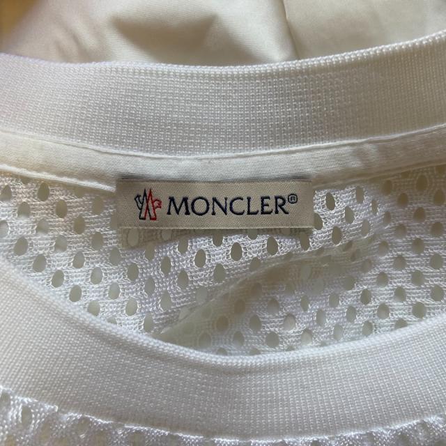 MONCLER - モンクレール ワンピース サイズS美品 白の通販 by ブラン