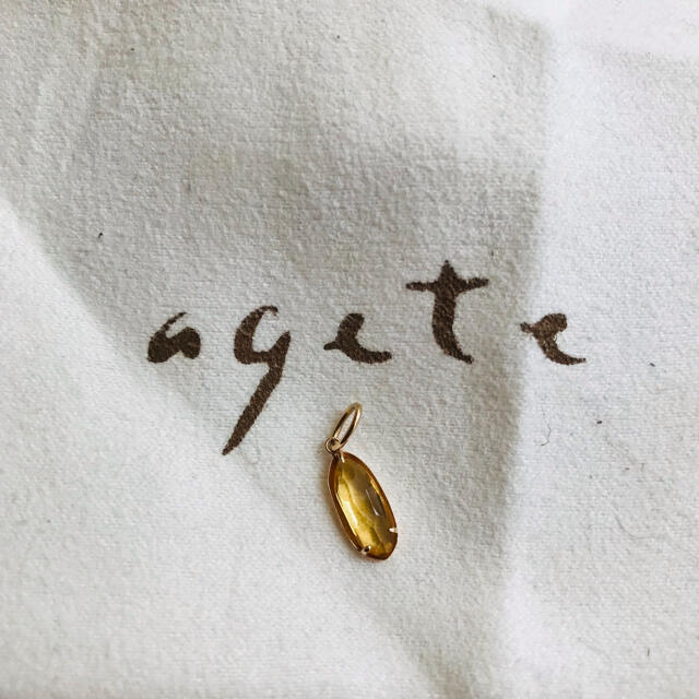 agete(アガット)のagete アガット　シトロン　オーバル型チャーム レディースのアクセサリー(チャーム)の商品写真