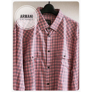 アルマーニエクスチェンジ(ARMANI EXCHANGE)のARMANI EXCHANGE ボタン長袖シャツ XL/TG 新品(シャツ)
