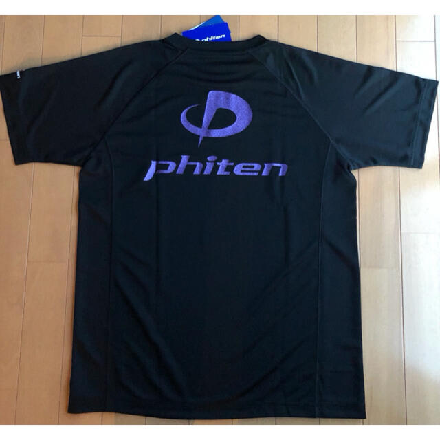【新品/ラメパープル/Lサイズ】ファイテン Tシャツ バドミントン バレーボール