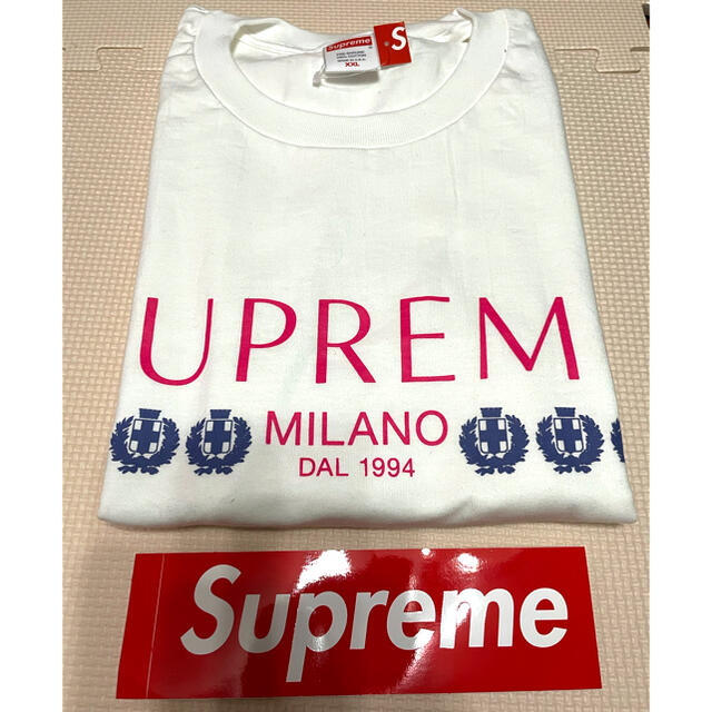 メンズSupreme Milano Tee シュプリーム XXL ホワイト