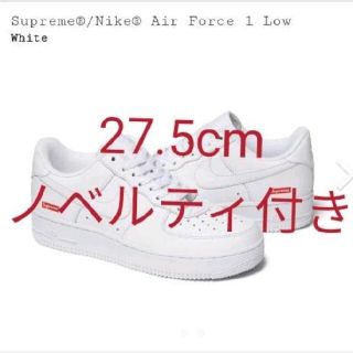 シュプリーム(Supreme)の27.5cm Supreme / Nike Air Force 1′ white(スニーカー)