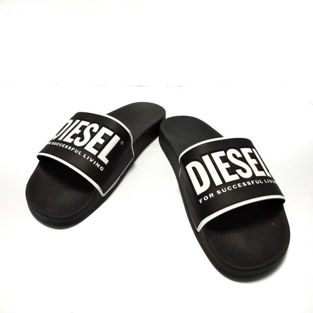 DIESEL(ディーゼル)のディーゼル サンダル 27 メンズ - 黒×白 メンズの靴/シューズ(サンダル)の商品写真