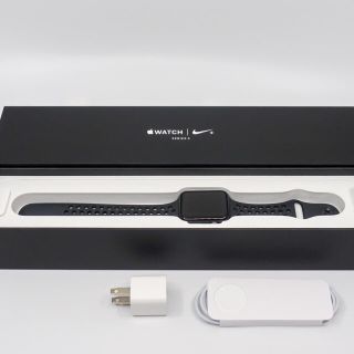 Apple Watch - Apple watch series3 NIKE+ 42mmGPSスペースグレーの