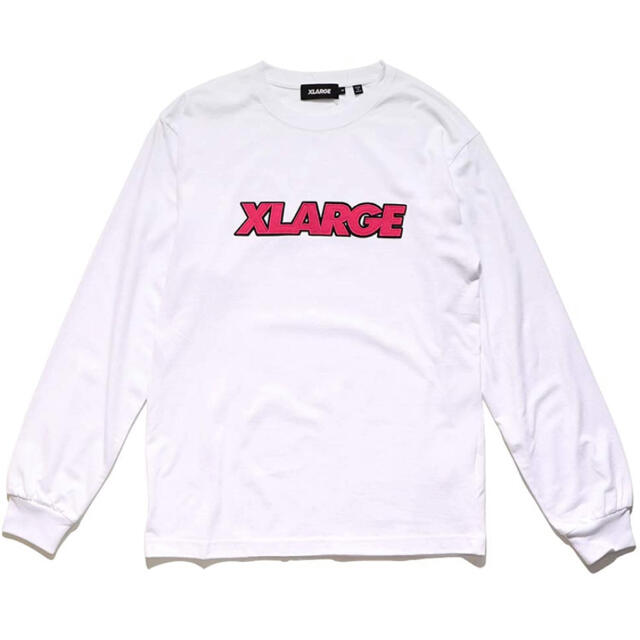 XLARGE(エクストララージ)のビックロゴ　XLARGE エクストララージ ロンT 白　 メンズのトップス(Tシャツ/カットソー(七分/長袖))の商品写真