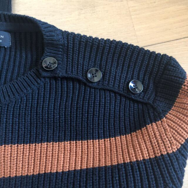 ZARA(ザラ)の【新品】ZARA ニット　セーター　ボーダー メンズのトップス(ニット/セーター)の商品写真