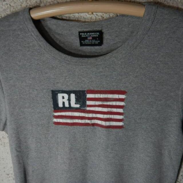 POLO RALPH LAUREN(ポロラルフローレン)のo3535　レア　ポロ　ジーンズ　ラルフローレン　アメリカ製　90ｓ　tシャツ レディースのトップス(Tシャツ(半袖/袖なし))の商品写真