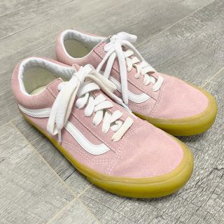 ヴァンズ(VANS)の人気レアvans old skool スエード ピンク23.５センチ(スニーカー)