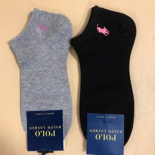 ポロラルフローレン(POLO RALPH LAUREN)の限定品　新作新品　レディース  ポロラルフローレン　ショートソックス2足　日本製(ソックス)