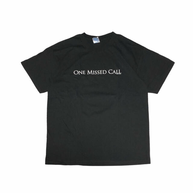 00s ホラー映画 ワンミスコール ONE MISSED CALL Tシャツドライロットの心配はありません