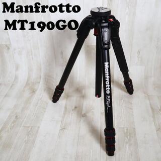 【美品】マンフロット Manfrotto アルミ4段三脚 MT190GOA4TB