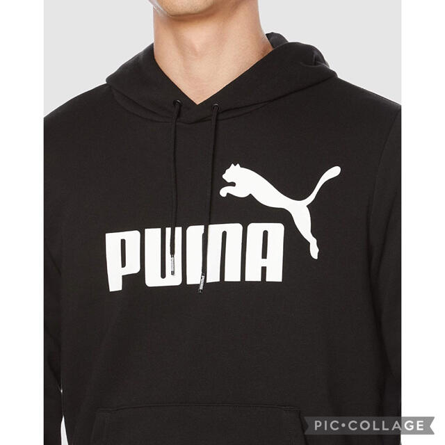 新品 プーマ スウェット パーカー M 黒 裏毛 メンズ PUMA 588709 メンズのトップス(パーカー)の商品写真