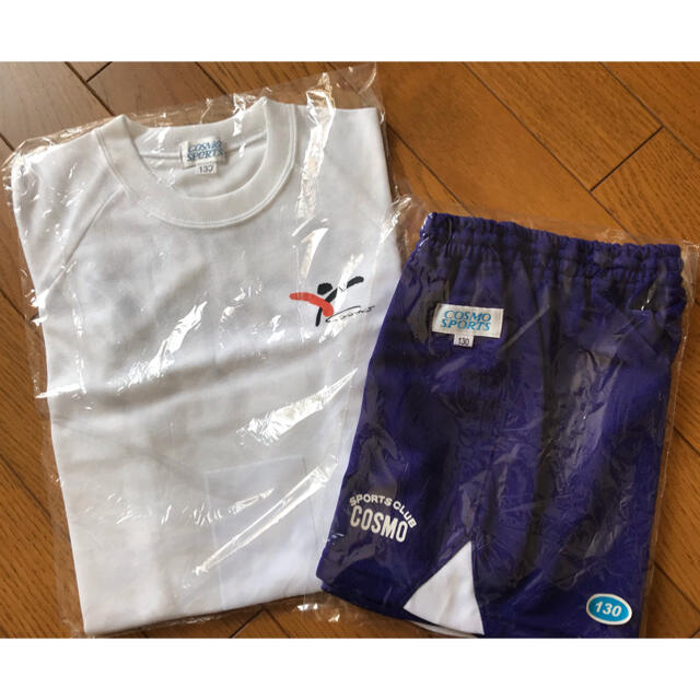 コスモスポーツクラブ　半袖Tシャツ&短パン キッズ/ベビー/マタニティのキッズ/ベビー/マタニティ その他(その他)の商品写真