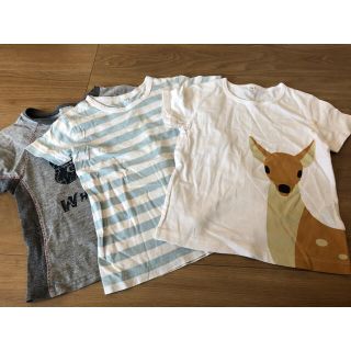 ムジルシリョウヒン(MUJI (無印良品))の無印Tシャツ2枚　その他一枚　110サイズ(Tシャツ/カットソー)