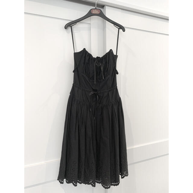 Vivienne Westwood(ヴィヴィアンウエストウッド)のVivienne Westwood Black Dress ワンピース ドレス レディースのワンピース(ひざ丈ワンピース)の商品写真