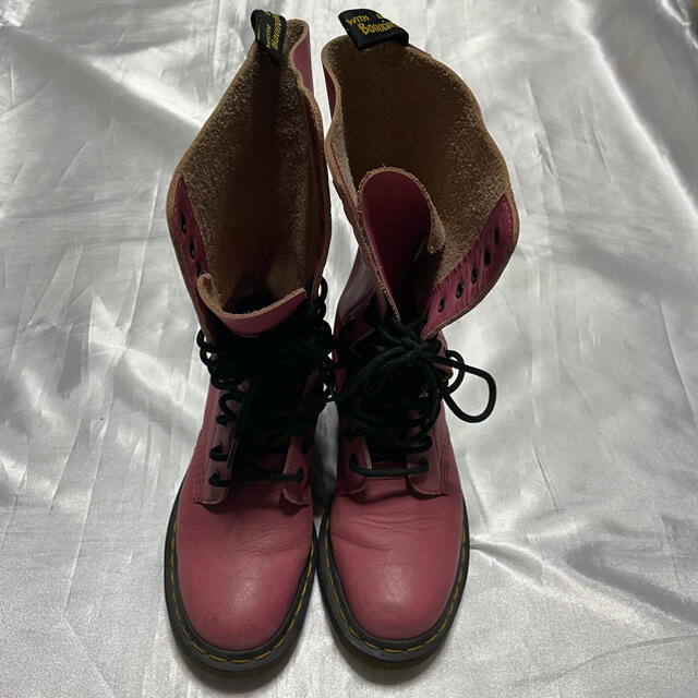 Dr.Martens(ドクターマーチン)のドクターマーチン　UK5 ピンク　ピンクブーツ　14ホール　 レディースの靴/シューズ(ブーツ)の商品写真