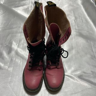 ドクターマーチン(Dr.Martens)のドクターマーチン　UK5 ピンク　ピンクブーツ　14ホール　(ブーツ)