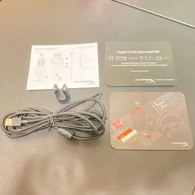 【美品】HyperX QuadCast HX-MICQC-BK