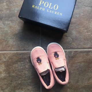 ラルフローレン(Ralph Lauren)のラルフローレン  スリッポン　キッズ　17.9㎝(スリッポン)