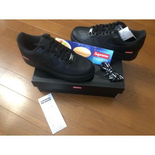 シュプリーム(Supreme)の25.5㎝_Supreme x Nike Air Force 1 Low(黒)(スニーカー)