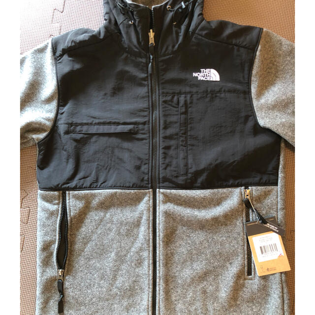 THE NORTH FACE(ザノースフェイス)のUSAモデル　新品　NORTH FACE デナリフーディ　S グレー　フリース メンズのジャケット/アウター(マウンテンパーカー)の商品写真